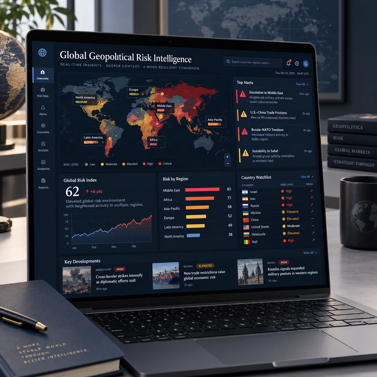 Global Geopolitical Risk Intelligence — Data Engineering · Enterprise Modernization · AI Analytics
